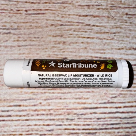 New Minnesota State Fair Crop Art Wild Rice flavored beeswax Lip Moisturizer - Picture 3 of 3